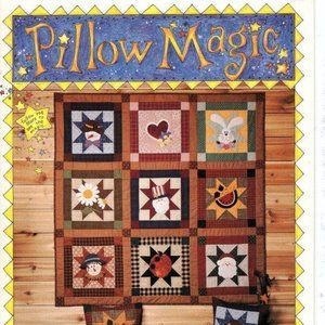Pillow Magic Eight in One & A Quilt Too! Quilt Book Paperback 1997